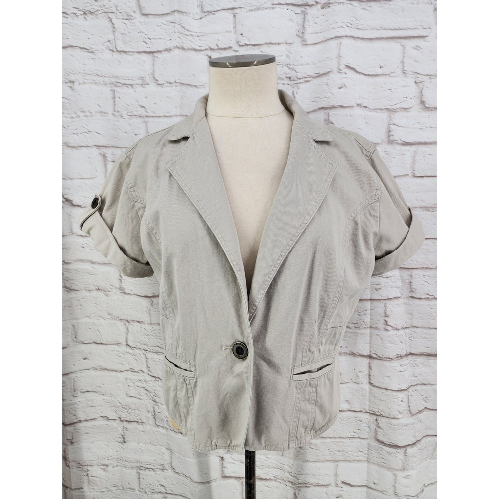 Vintage Riders Copper Khaki Jacket‎ Top Safari Layering Outdoor Cotton Size XL